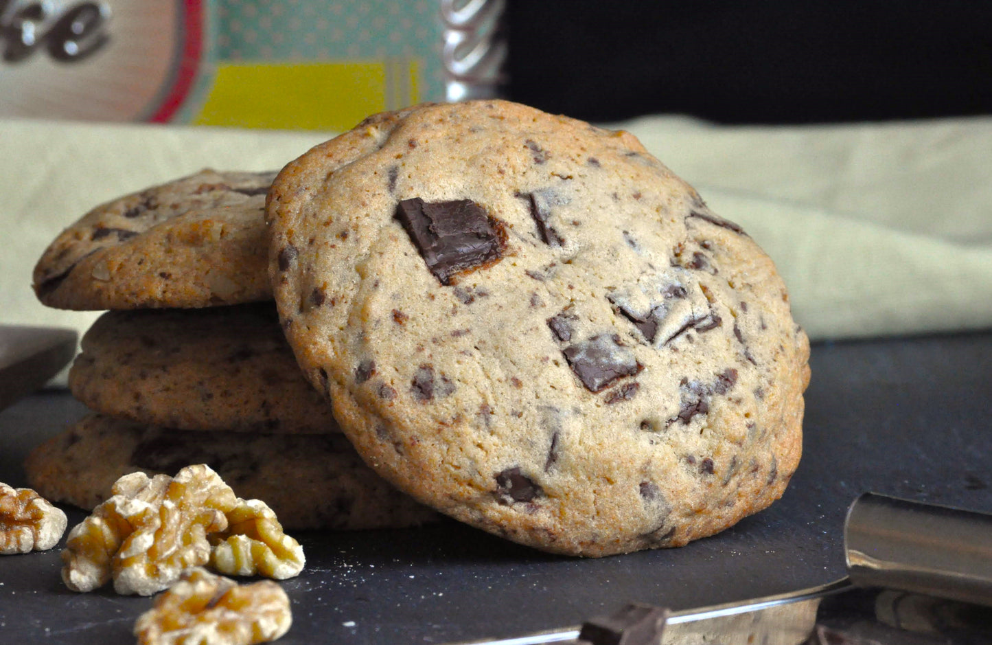 Schoko-Walnuss-Cookie (vegan möglich)